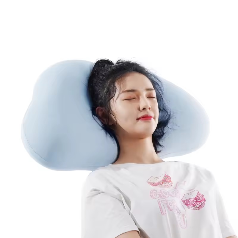 인체공학적 목 베개 메모리 폼 구름 모양 자궁경부 지지 베개